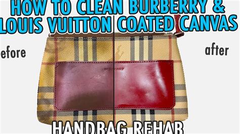 how to clean burberry canvas wallet|burberry bag cleaning instructions.